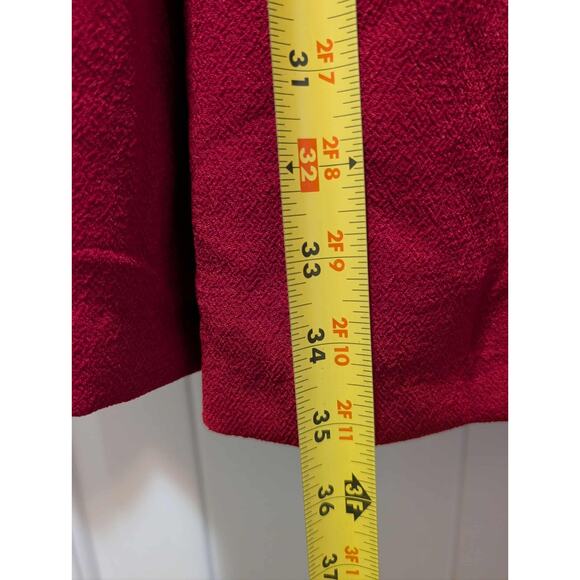 NEW! Red Sleeveless Layered Popover Tank Dress Size M Spring Summer Cocktail - Picture 10 of 11